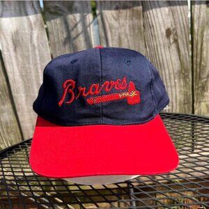 MLB Men's Red and Navy Hat